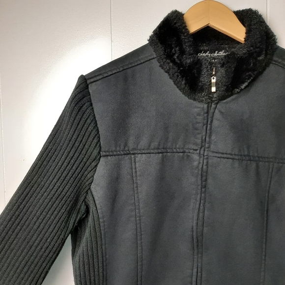 Lady Hathaway Faux Leather Winter Jacket - Picture 4 of 7